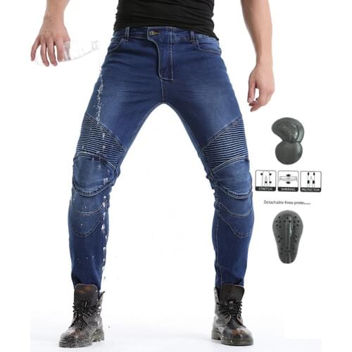 Motorcycle Pants Mens Waterproof Motorcycle Equipment Moto Jeans Motocross Pants Biker Pants With CE Knee Protection 2 Colour