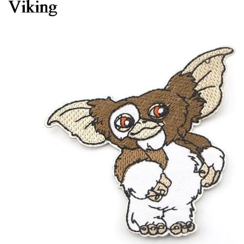 Cartoon Monster Patch Iron On Patches for Shirt Embroidered Stripe Diy Adorable Appliques Diy Badge Kids Patch G0063