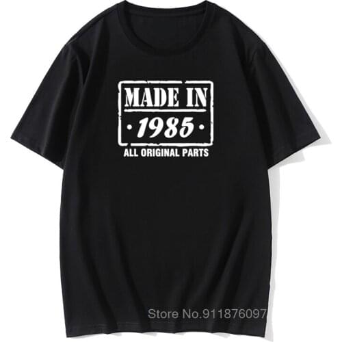 Men 33rd Humorous T Shirt Made In 1985 Mens Funny T SHIRT 2021 mens Tops Tees