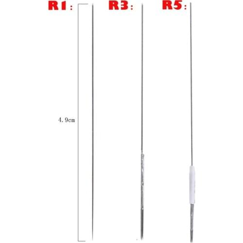 Wholesale 100Pcs Disposable Sterilized Tattoo Needles 1R/3R/5R For Eyebrow Tattoo Microblading Pen Machine Makeup Accessories