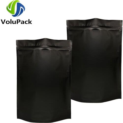 Smell Proof Coffee Bean Packaging Bags Heat Sealing Zipper Tear Notch Pouches Aluminum Foil Mylar Plastic Bags Towel Storage Bag