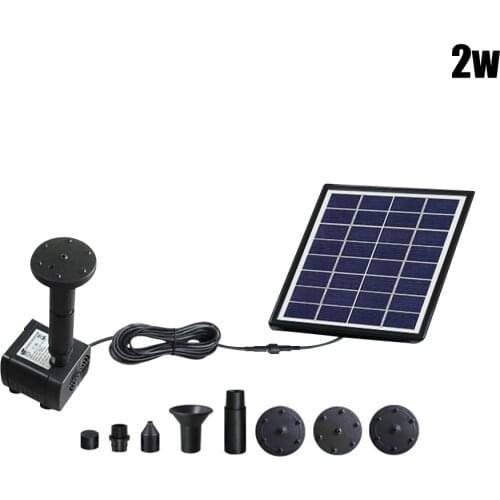 Mini Outdoor Garden Submersible Solar Water Pump Home Floating Fountain Bird Bath Pool Pond Aquarium Landscape Waterfalls