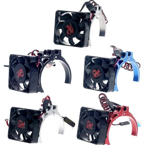 Professional 42MM Motor Temperature Control Cooling Fan Replacement Motor Heatsink for TRX-4 SCX10 E-REVO UDR RC Car Parts