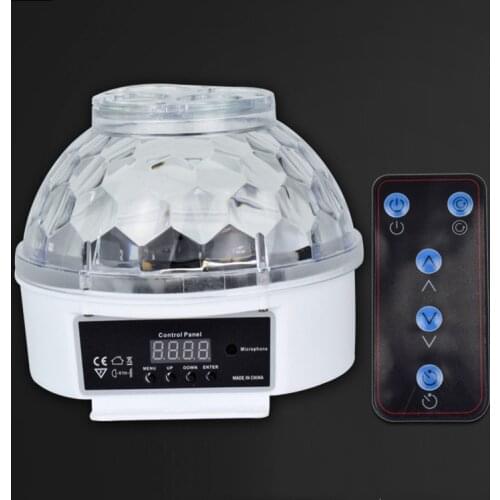 Farbe Musik RGB Sound Party Disco Lichter led Magic Ball für Home Karaoke Bühne Ausrüstung 16 Muster soundlights Laser Zeigen