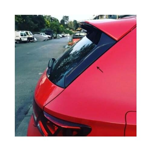 Seat Leon 5F Window Trim Spoiler Rear Roof 2012 2013 2014 2015 2016 2017 2018 5F FR Cupra Leon 5F accessories 2 Pcs Piano Black