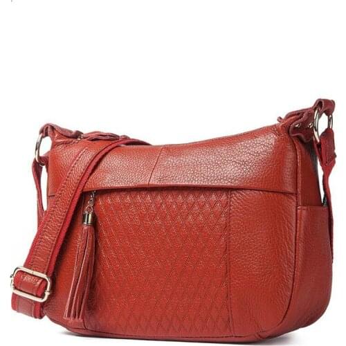 Genuine Leather Handbags Women Fashion Crossbody Bag For Women High-capacity Messenger Shoulder Bags Tote Bags For Women