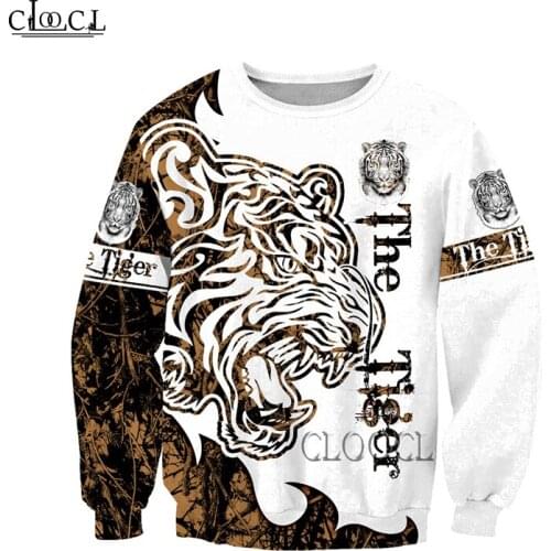 HX The Tiger Brown Tattoo 3D Printed Unisex Hoodie Men Sweatshirt Streetwear Pullover Casual Jacket Tracksuit Drop Shipping