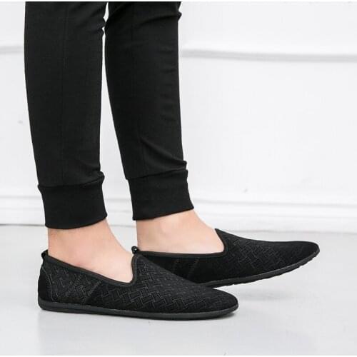 Slip On Casual Mens Loafers Classic Summer Shoes Moccasins Man Lightweight Shoes Genuine Leather Male Flats Handmade Footwear
