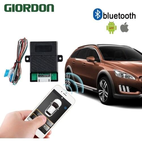 Universal Smart Key Smartphone Remote Start Stop Control Car Alarm Security Button With Android /IOS PKE Passive Keyless Entry C