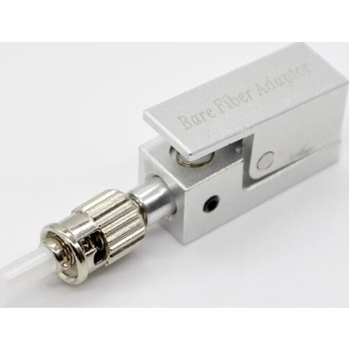 1pcs New FC ST Optic Fiber Connector Square Bare Adapter Flange Temporary Succeeded OTDR Test Coupler Free Shipping Brazil