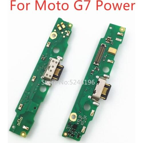 1pcs Applicable to For Motorola Moto G7 Power G7 Play USB Charging port charger base connector soft cable Replacement of parts