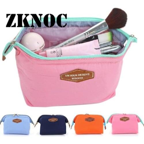 ZKNOC 1PC Women Protable Toiletry Bags Travel Make Up Cosmetic Storage Bag Pouch Handbag Organizer Bag Household Travel