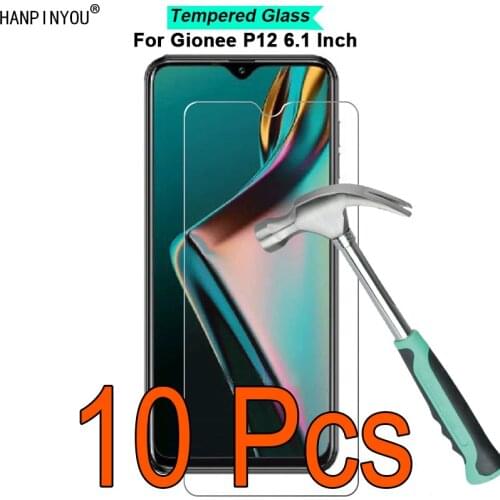 10 Pcs/Lot For Gionee P12 6.1" 9H Hardness 2.5D Ultra-thin Toughened Tempered Glass Film Screen Protector Protect Guard