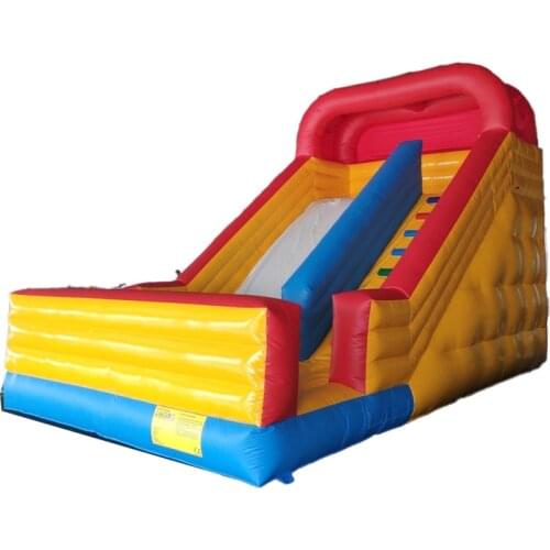 PVC tarpaulin slide colorful inflatable bouncers slide kids pvc slide popular trampoline slide free blower