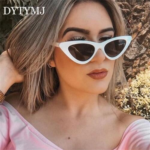 DYTYMJ Vintage Cat Eye Sunglasses Women Luxury Brand Designer Sunglasses Woman Retro Pink Shades for Women Glasses Gafas De Sol