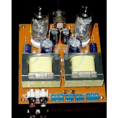 6F3 tube Class A single-ended small tube amplifier 3.5W+3.5W fever grade power amplifier board, 30-40Khz (+-1db)