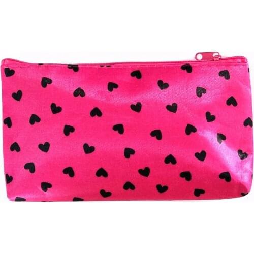 M374 Cute Cartoon Small Love Heart Dot Bag Headset Line Data Line Coin Purse Card Bag Girl Women Student Gift Wholesale