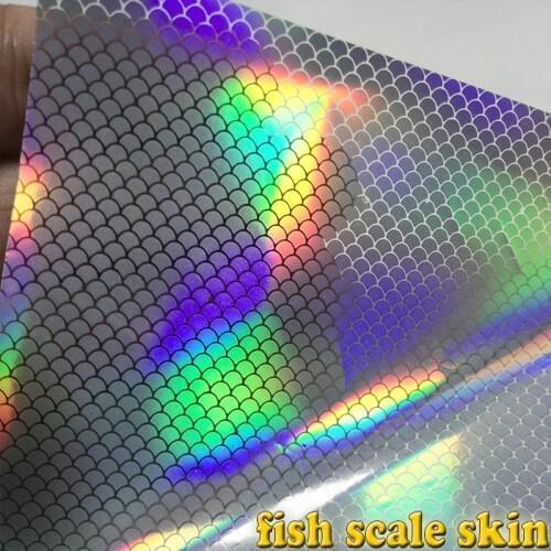 NEW DIY lure accessories JIG lure sticker fish skin size:10cm*15cm papers:10pcs/lot model:T08