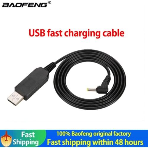 Baofeng UV-10R USB Charging Cable Walkie Talkie Extend The Battery USB Charge Convenient Charger UV10R/UV5R Pro USB-Charge 2022