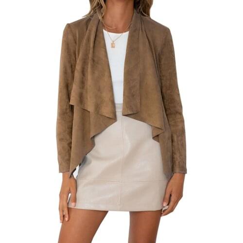 Puloru Women's Suede Jackets