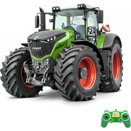 RC Tractor 1/16 RC Truck Farm Tractor 2.4G Remote Control Trailer Dump/Rake/Water Truck Simulated Large Construction Vehicle Toy