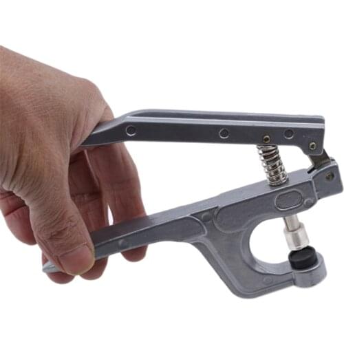 Manual Nail Buckle Plastic Hand Pressure four-button Clamp Tree Finger Button Machine For Household Accessories