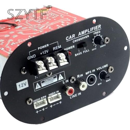 S80B 8-12 inch tube core 12V car subwoofer 120W tritone / pure bass amplifier board