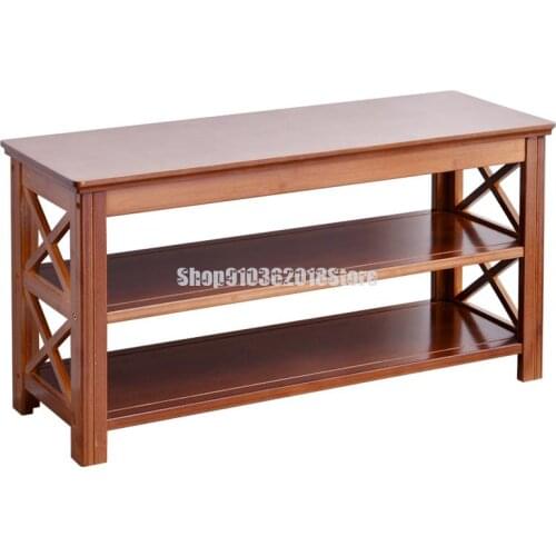 Change Shoes Stool Solid Wood Shoe Cabinet Enter Door Shoe Cabinet Stool Sitting Bench Household Bench Porch Shoe Rack Bench