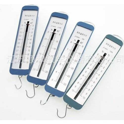 10pcs/bag 1N 2.5N 5N 10N Spring Dynamometer Balance Physics Experiments Newton Spring Balance Bar Gauges Teaching Aids