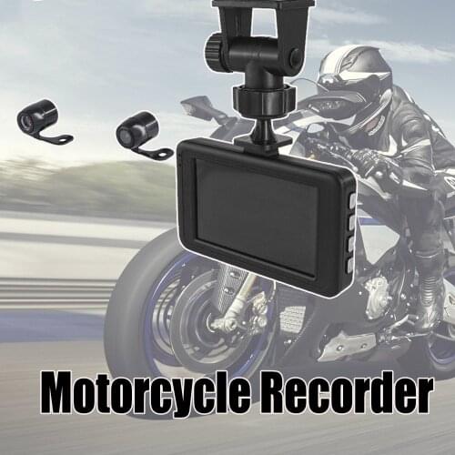 Motorcycle DVR Wifi Camera Full HD 720P Waterproof Dash Cam Dual Lens Front Rear View Video Recorder Night Vision Wide Angle