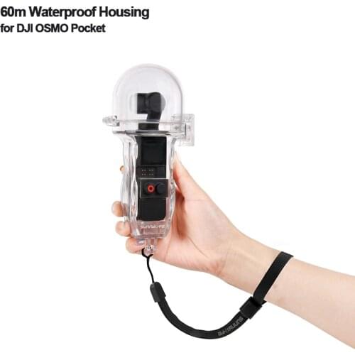 Waterproof Housing 60m Underwater Diving Case for DJI OSMO Pocket / DJI Pocket 2 Handheld Gimbal Camera Vlog Stabilizer
