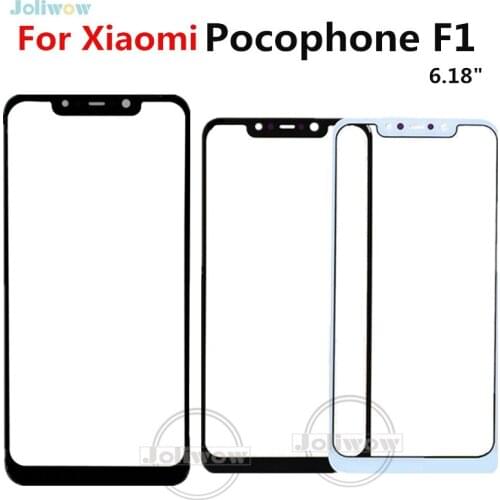 For Xiaomi pocophone f1 Mobile Phone Touch Panel Front Glass Touchpad Replacement for xiaomi F1 Outer Panel Lens