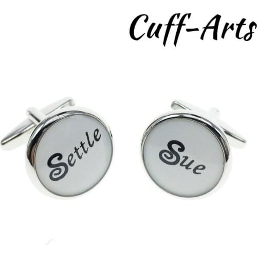 Cuffarts Luxury Cufflinks For Mens And Women Occupation Settle Sue Cufflinks Fashion Brand Cuff Botton High Quality C10127