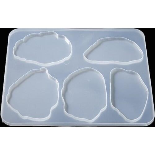 1Pcs Cloud Shape Silicone Resin Mold Epoxy Mold For Making Coaster Pendant Mat Craft Home Decorating Tools