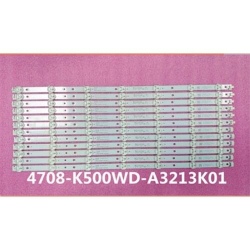 12 Pieces/lot 50PFL3040 K500WD6 LED strip 4708-K500WA-A1213K01 4708-K500WB-A1213K01 K500WD 7 LEDs