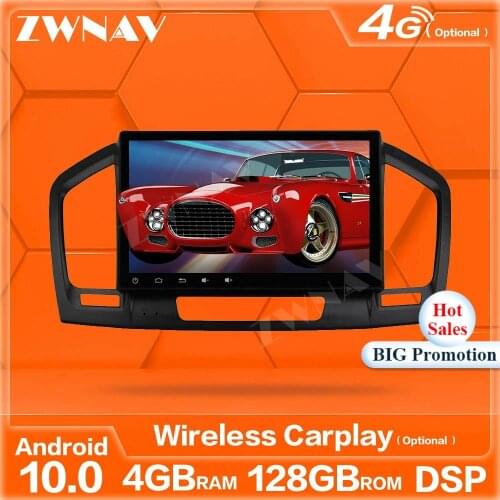 128G Wireless Carplay Android Multimedia Player For OPEL Insigina 2008 2009 2010 2011 2012 GPS Auto Audio Radio Stereo Head Unit