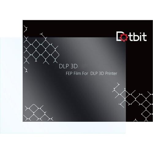 5 Pieces FEP Film 280 x 200 mm High Transmittance Strength, Thickness 0.1mm Compatible with UV DLP 3D Printer