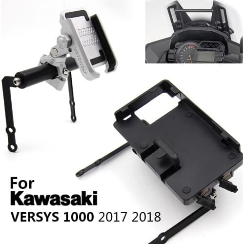 For Kawasaki Versys 1000 VERSYS1000 2017 2018 Motorcycle Accessories Motorcycle Modified Gps Navigation Bracket