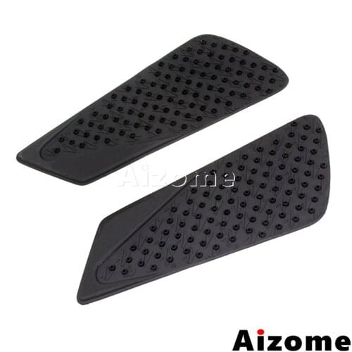 Black Motorcycle Rubber Knee Grip Protector Pads Side Stickers Fuel Tank Traction Pads For DUCATI 848 998 1098 1198