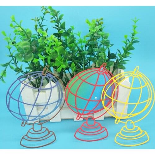 Globe metal cutting mold, scrapbook, photo album decoration, DIY handmade art
