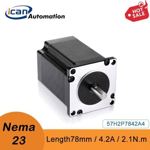 ICAN Hybrid Stepper Motor 2.1Nm 4.2A 78mm Step-motor Nema 23