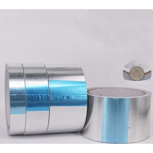 Adhesive aluminum foil tin paper tape high temperature resistant sealed water-proof,fire mending,leakage prevention,radiation