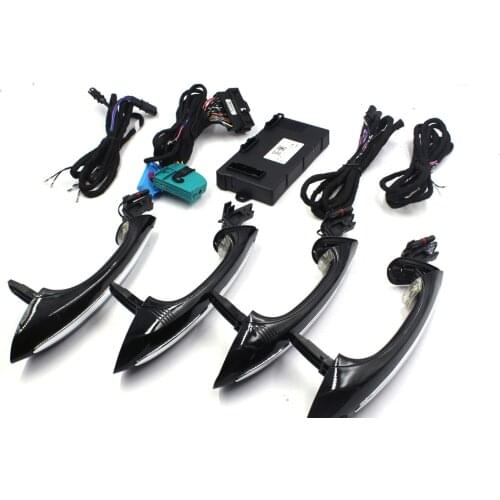 PLUSOBD Comfort Access Kit Remote Keyless Entry System Central Locking Door Lock PKE For BMW F18 F07 F10 F01 F02 With 4 Handles