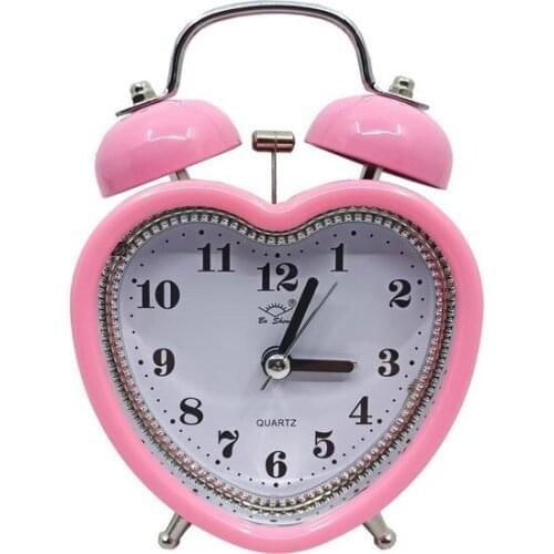 Jetfast Heart Colorful Table clock desk clock relogio de mesa настольные часы reloj de escritorio