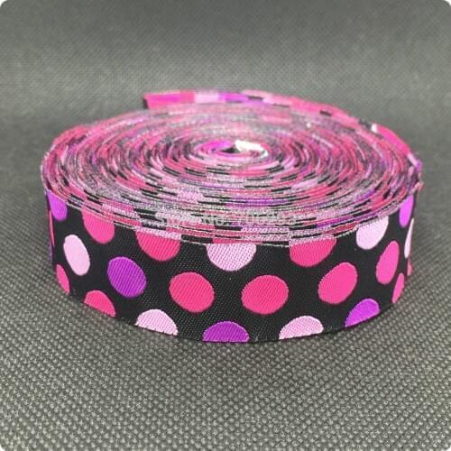 HOT!!! 2015 NEW wholesale 7/8'' 22mm Wide Little cute pink series Woven Jacquard Ribbon dog chain accessories 10yards/lots