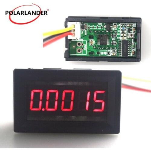 Mini Digital Voltmeter Tester High Accuracy 3 Wires Mini Car LED Display Digital Voltmeter DC 4-30V 0.36" Voltage Meter Red