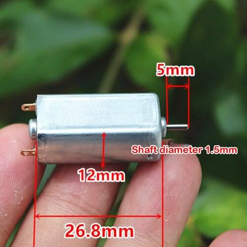 Mabuchi FF-050SH-2622 Motor DC 1.5V~3V 30000RPM High Speed Precious Metal Brush Motor Large Torque RC Boat Hobby Toy Model