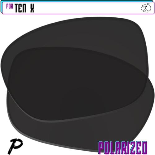 EZReplace Polarized Replacement Lenses for - Oakley Ten X Sunglasses - Black P