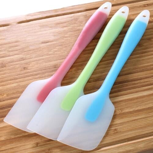 Pop Kitchen Cream Butter Cake Spatula Silicone Spatula Baking Butter Scraper Cooking Cake Kitchenware