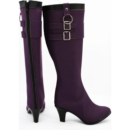 Anime Danganronpa Kirigiri Kyouko Cosplay Boots High Heel Shoes Halloween Cosplay Prop